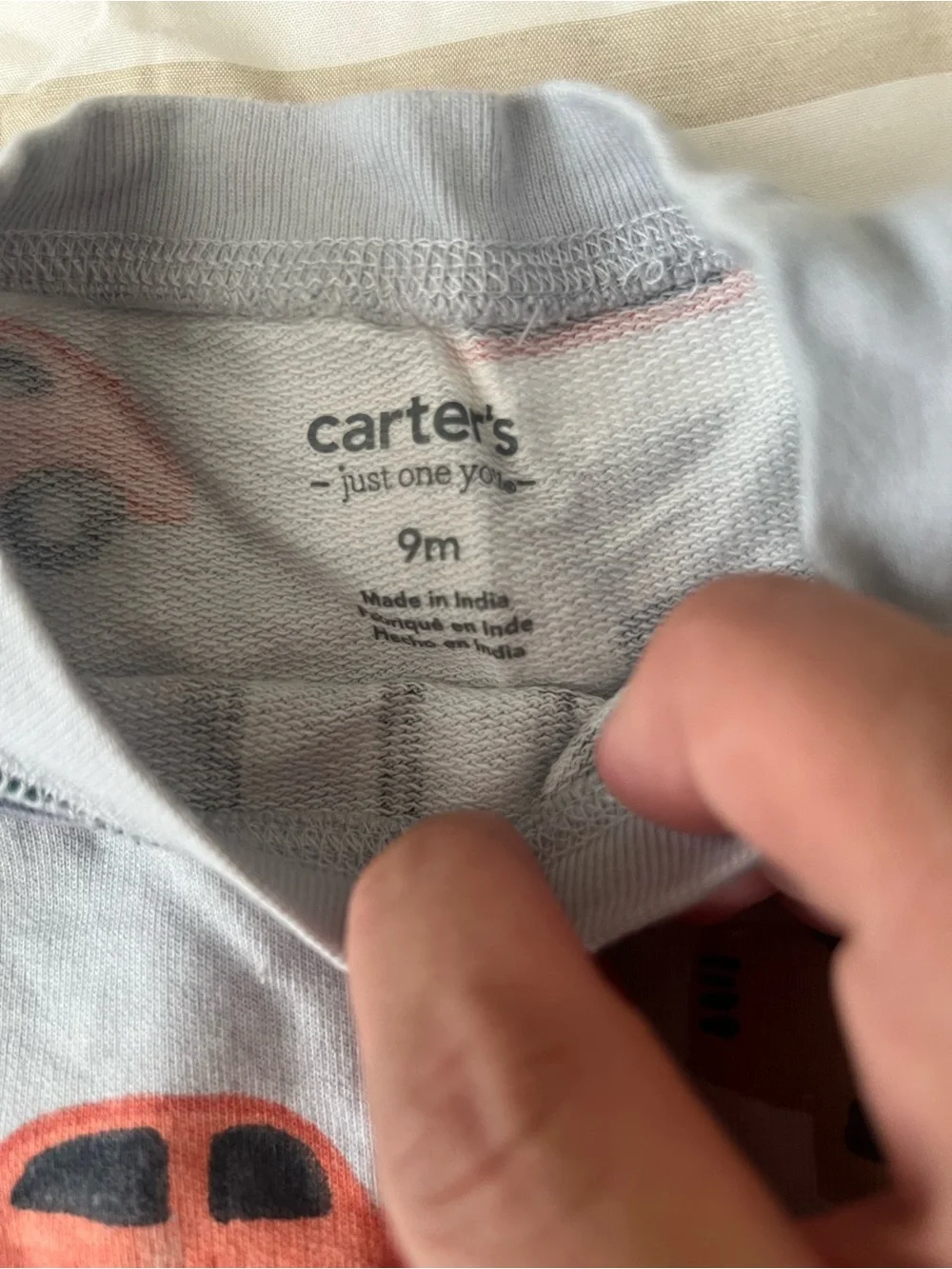 Carters baby boy outfit size 9 months